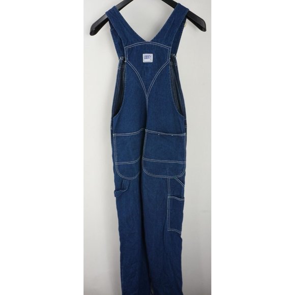 Liberty Blue Denim Overalls with Green and White Details - Picture 2 of 8